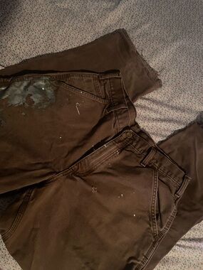 Vintage Distressed Brown Carhartt Work Pants